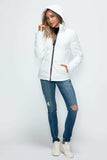 How Dare U Pocketed Zip Up Puffer Jacket with Removable Hood - Trendsi - Flyclothing LLC