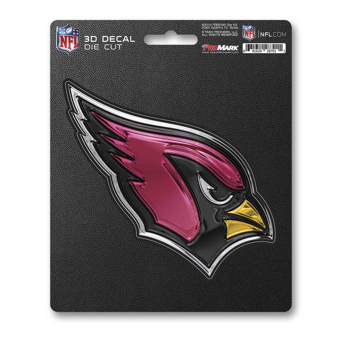 Arizona Cardinals 3D Decal Sticker - Arizona Cardinals