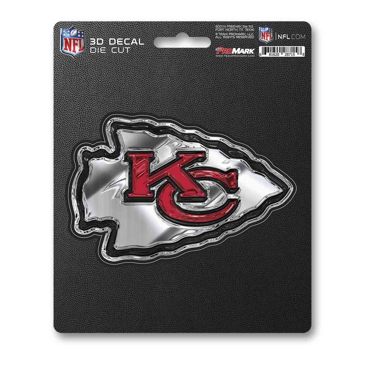 Kansas City Chiefs 3D Decal Sticker - Kansas City Chiefs