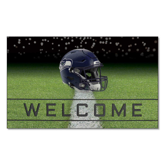 NFL - Seattle Seahawks Crumb Rubber Door Mat - Logo Brands - Flyclothing LLC