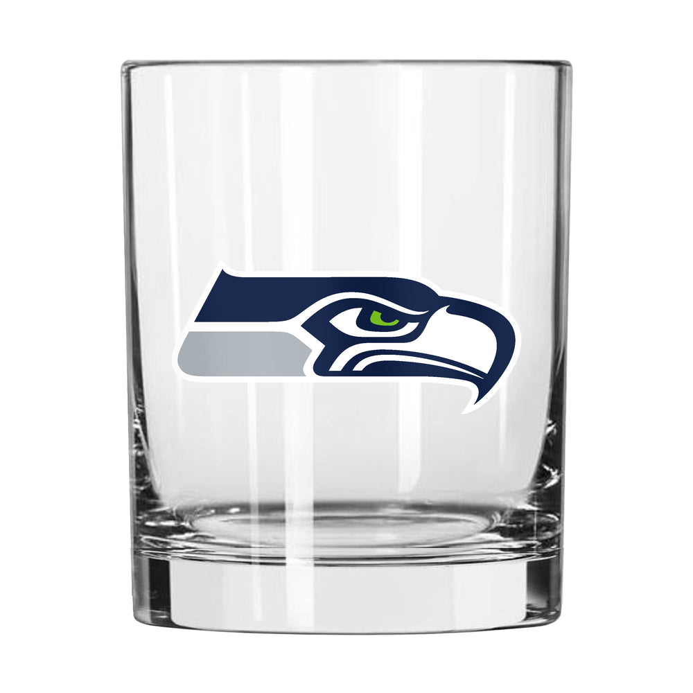 Seattle Seahawks 14oz Flipside Rocks Glass