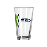 Seattle Seahawks 16oz Overtime Pint Glass