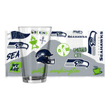 Seattle Seahawks 16oz Native Pint Glass