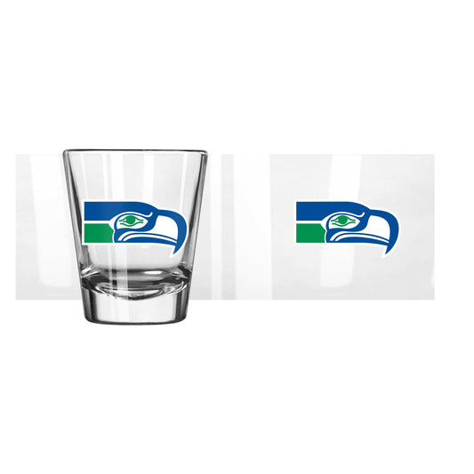 Seattle Seahawks 2oz Retro Shot Glass - Logo Brands - Flyclothing LLC