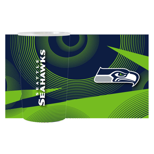Seattle Seahawks Geometric Hardwall Cup 4 Pack