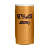 Seattle Seahawks  Huddle Powder Coat Slim Can Coolie