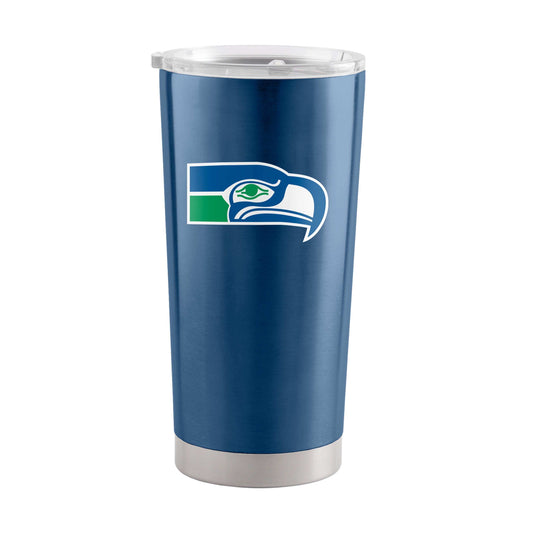 Seattle Seahawks 20oz Retro Stainless Steel Tumbler - Logo Brands - Flyclothing LLC