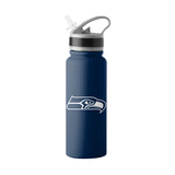 Seattle Seahawks Logo 25oz Stainless Single Wall Flip Top Bottle