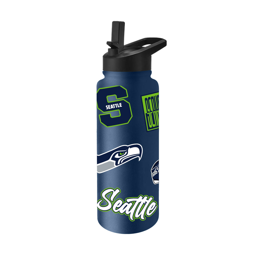 Seattle Seahawks 34oz Dreamweave Quencher Bottle