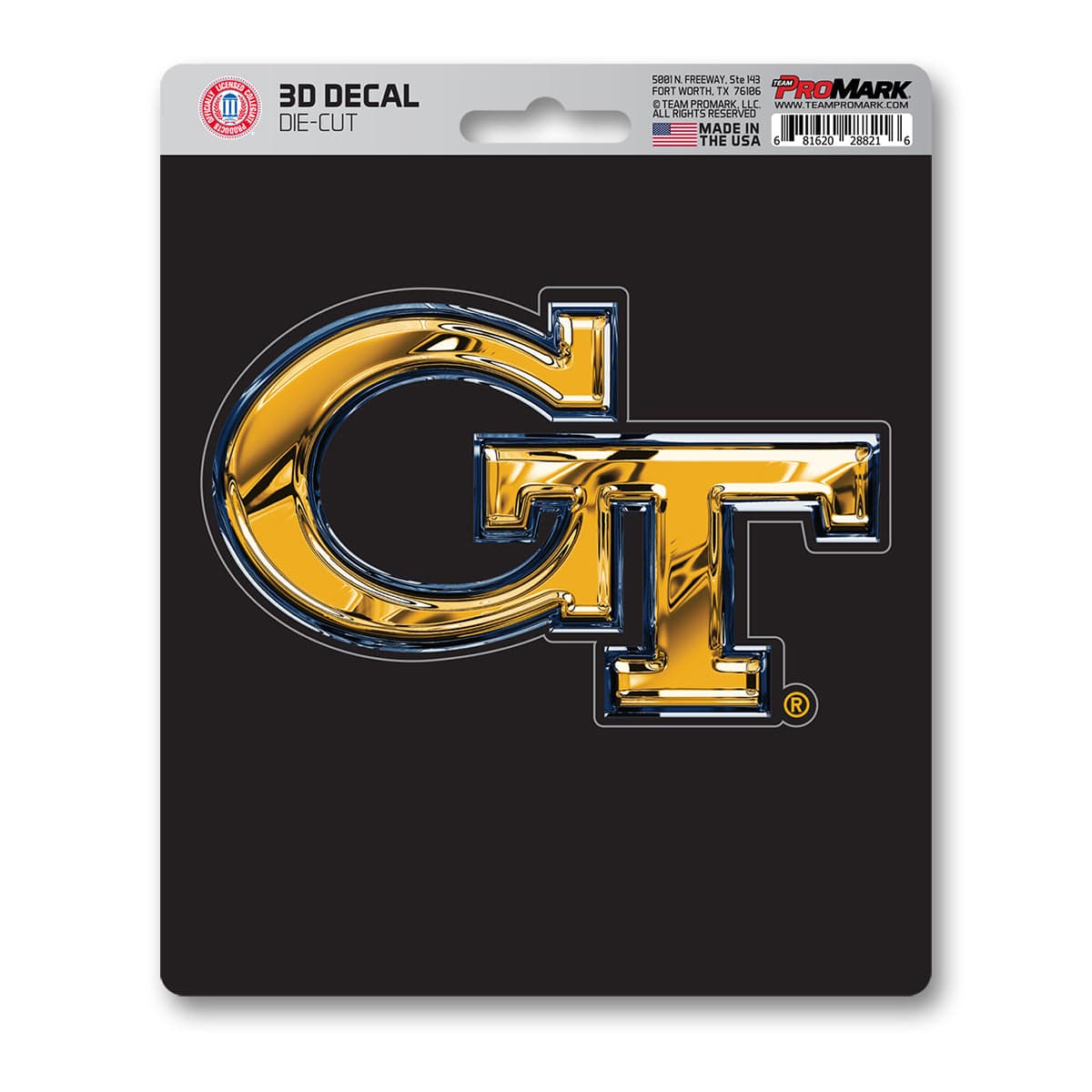 Georgia Tech Yellow Jackets 3D Decal Sticker - Georgia Tech