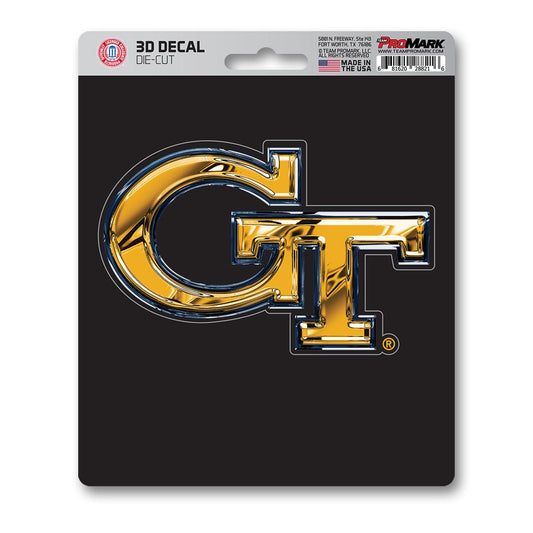 Georgia Tech Yellow Jackets 3D Decal Sticker - Georgia Tech