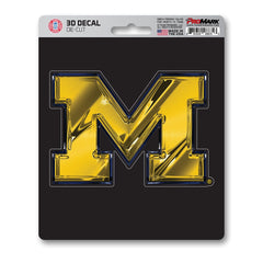 Michigan Wolverines 3D Decal Sticker
