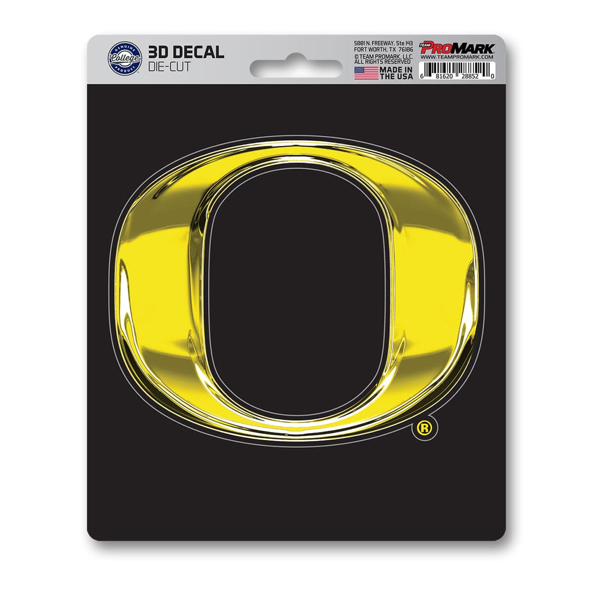 Oregon Ducks 3D Decal Sticker - Oregon