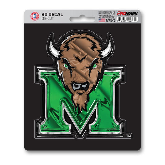Marshall Thundering Herd 3D Decal Sticker - Marshall