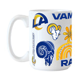 LA Rams 15oz Native Sublimated Mug - Logo Brands - Flyclothing LLC