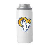 LA Rams Letterman 12 oz Slim Can Coolie - Logo Brands - Flyclothing LLC
