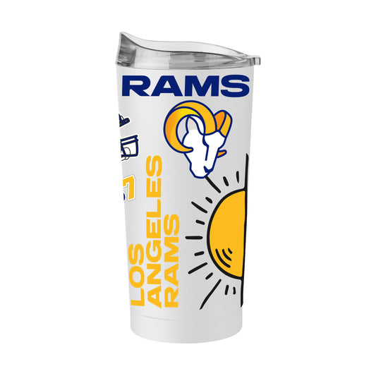 LA Rams 20oz Native Powder Coat Tumbler