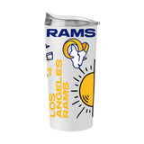 LA Rams 20oz Native Powder Coat Tumbler
