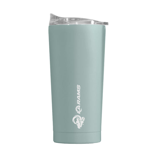 LA Rams 20oz Vertical Powder Coat Tumbler - Logo Brands - Flyclothing LLC