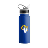 LA Rams Logo 25oz Stainless Single Wall Flip Top Bottle - Logo Brands - Flyclothing LLC
