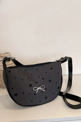 Polyester Printed Adjustable Strap Crossbody Bag - Trendsi