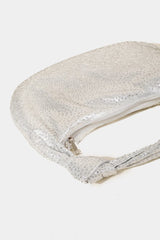 Fame Rhinestone Studded Handbag - Trendsi