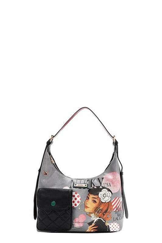 Nicole Lee USA Adjustable Strap Shoulder Bag - Trendsi - Flyclothing LLC