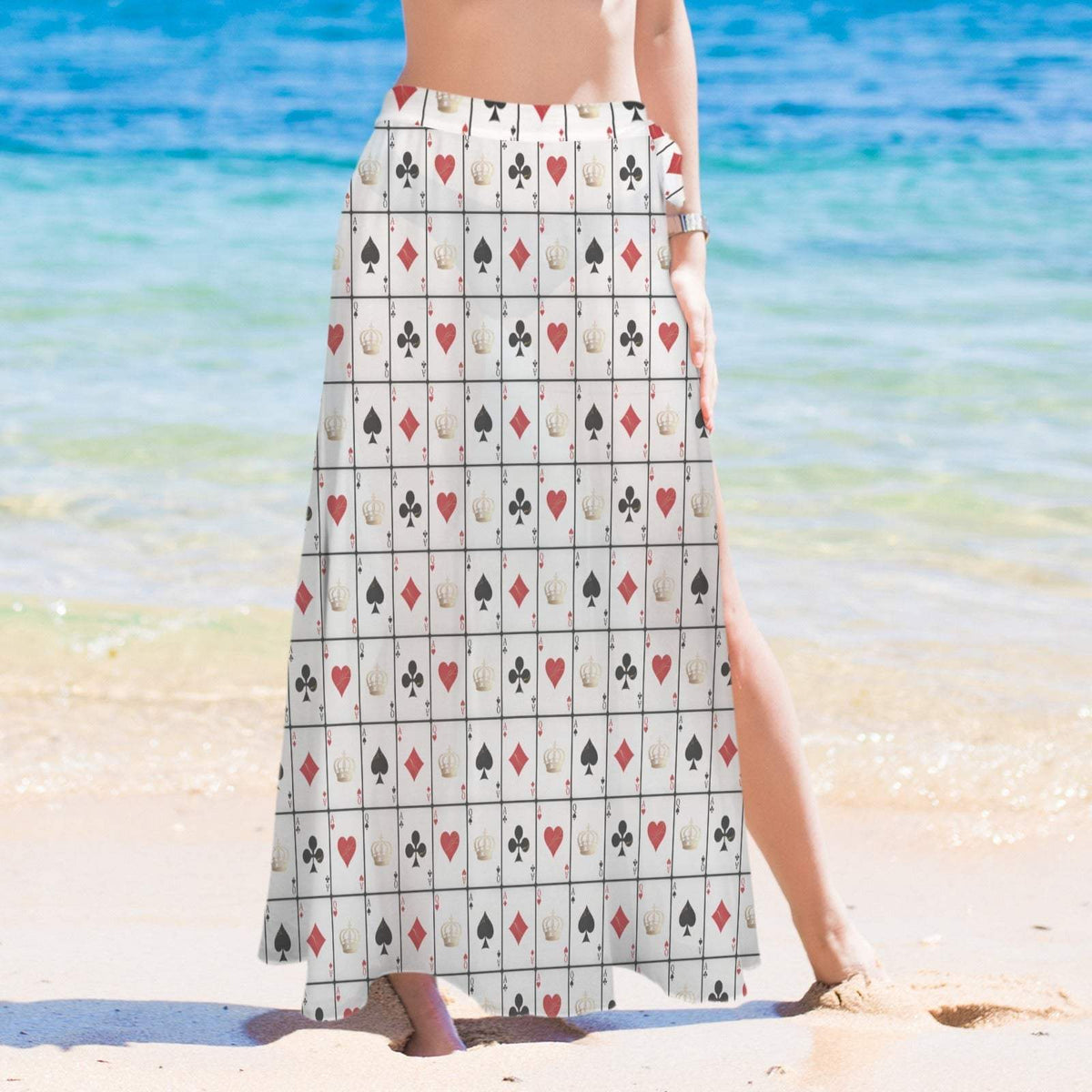 Baha Ranch Vegas Gambling Beach Coverup Skirt - Baha Ranch Western Wear - Flyclothing LLC