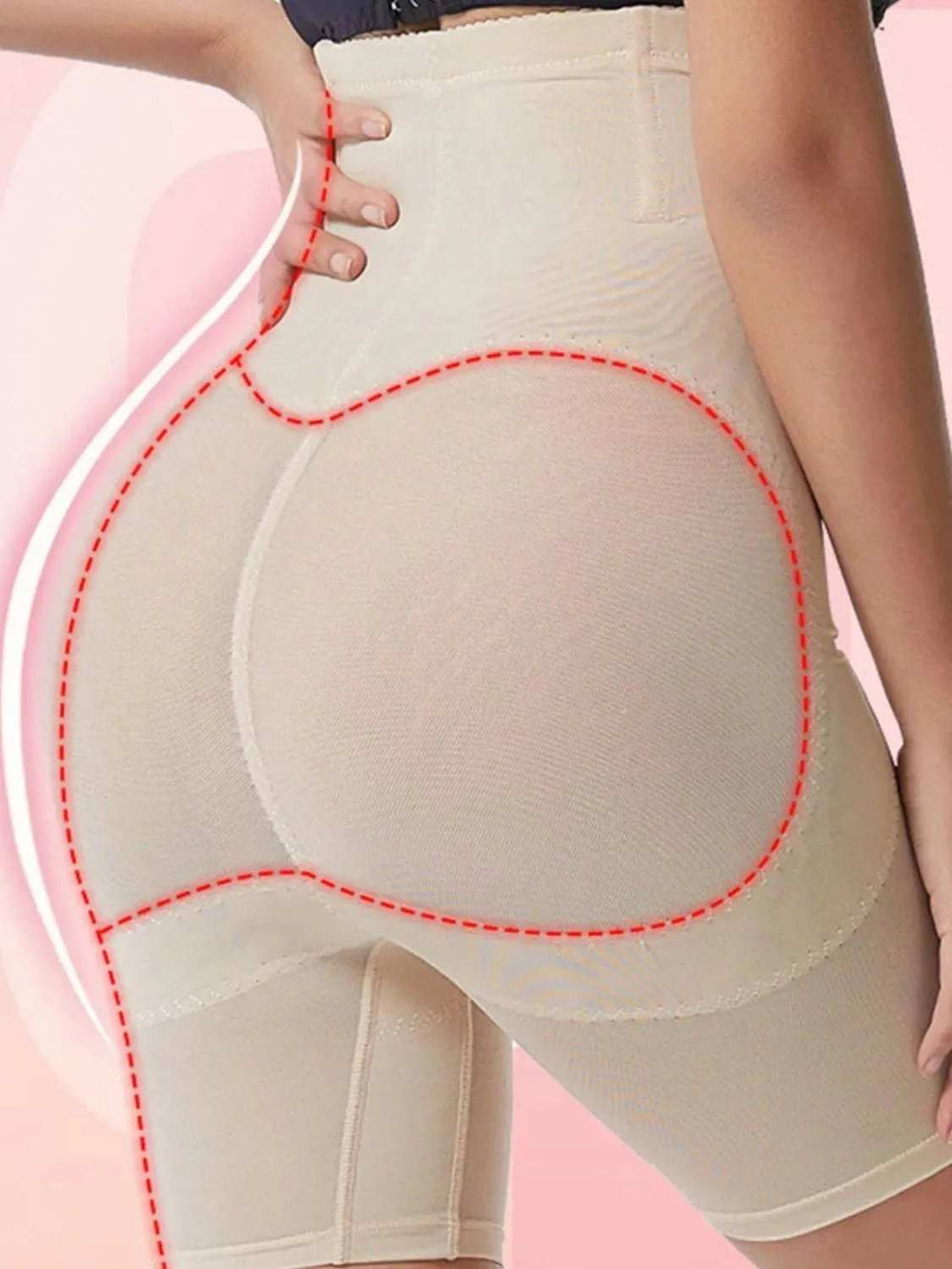 Full Size High Waist Butt Lifting Shaping Shorts - Trendsi - Flyclothing LLC