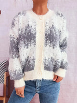 Ribbed Hem Button Up Cardigan - Trendsi - Flyclothing LLC