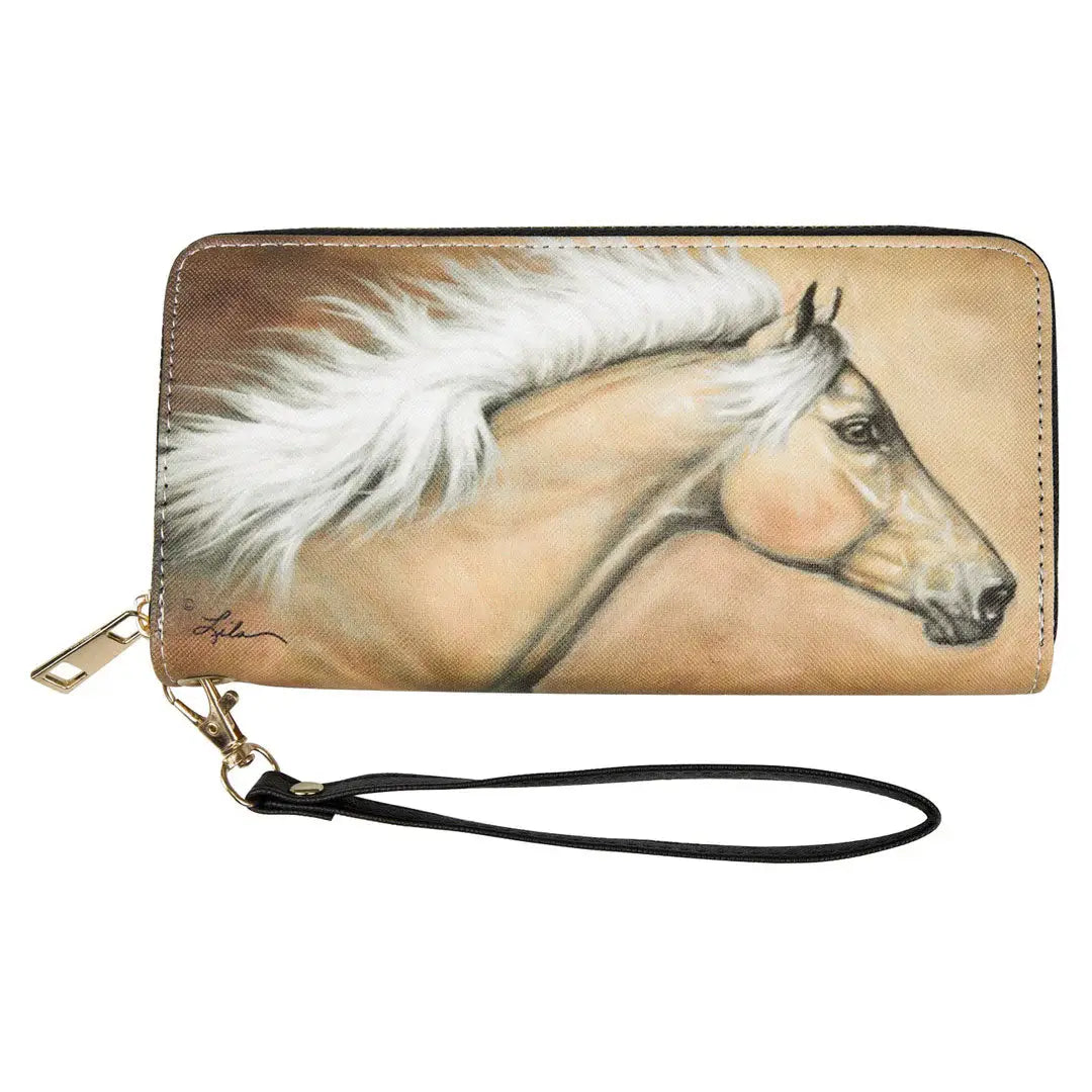 AWST Int'l "Lila" Palomino Clutch Wallet w/ Wristlet - Breeches.com - Flyclothing LLC