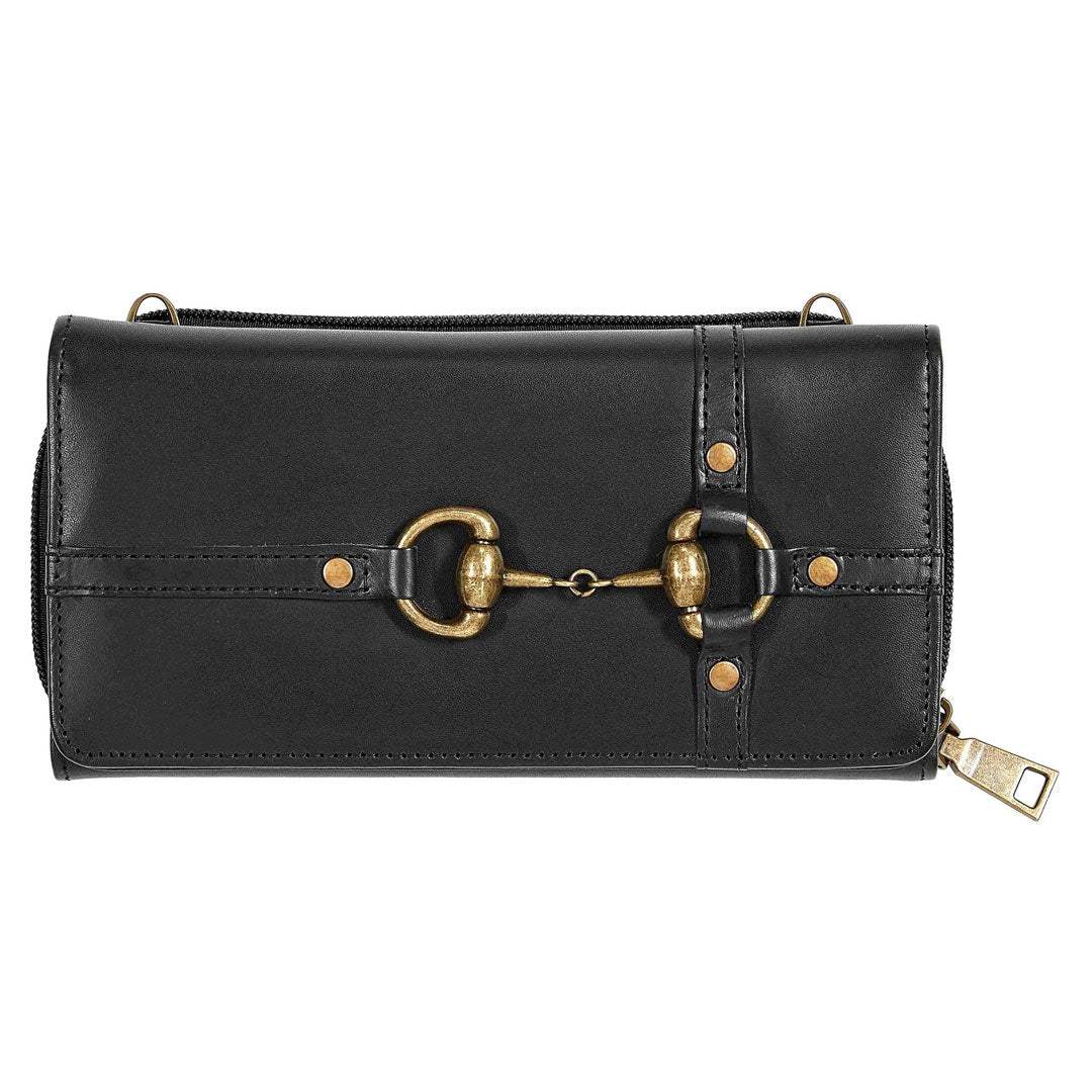 AWST Int'l Snaffle Bit Leather Cross Body Wallet - Breeches.com - Flyclothing LLC