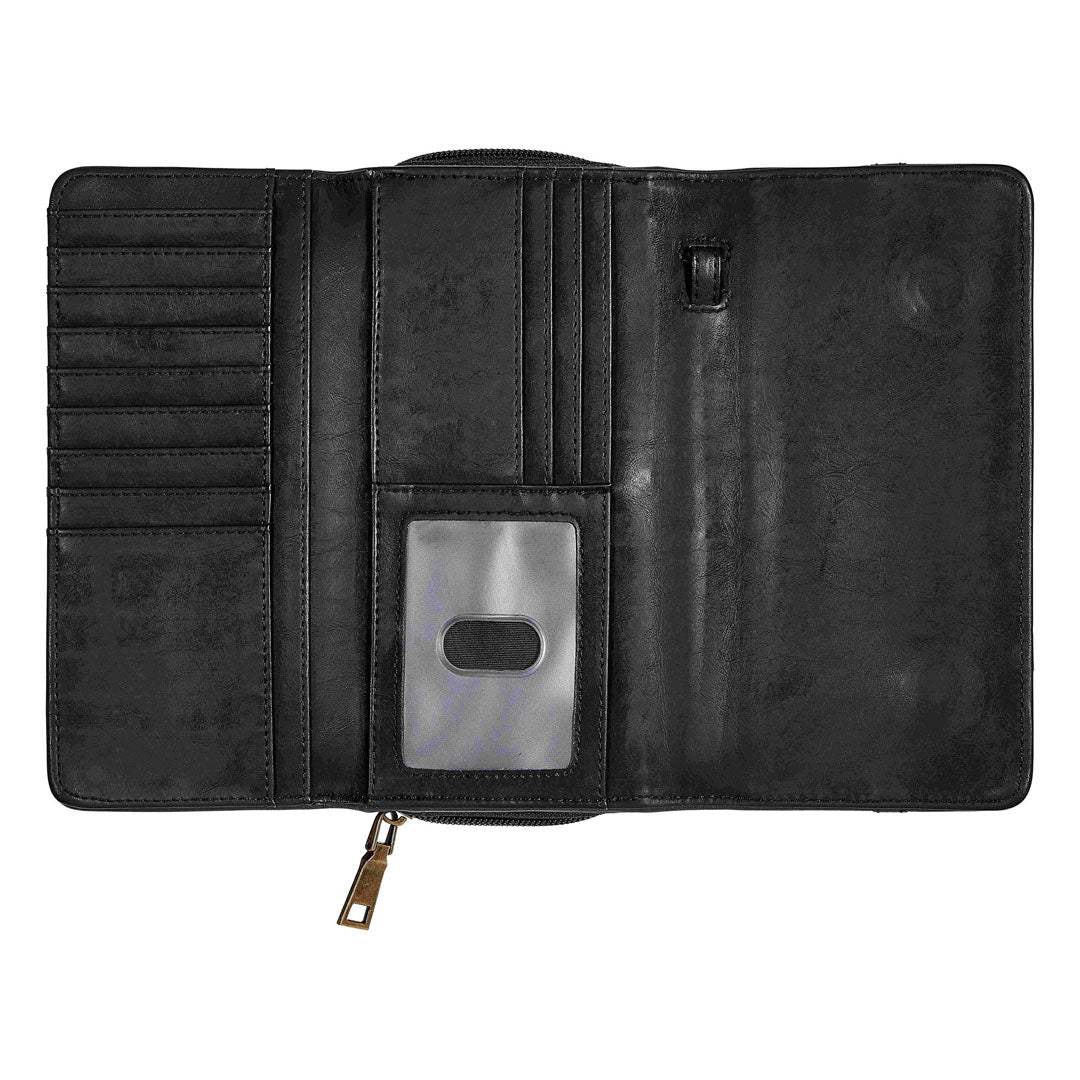AWST Int'l Snaffle Bit Leather Cross Body Wallet - Breeches.com - Flyclothing LLC