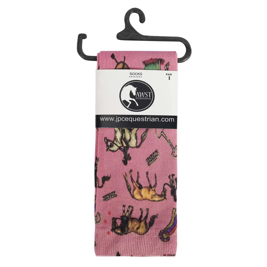 AWST Int'l Children's Lila Hunter Ponies Socks - Breeches.com - Flyclothing LLC