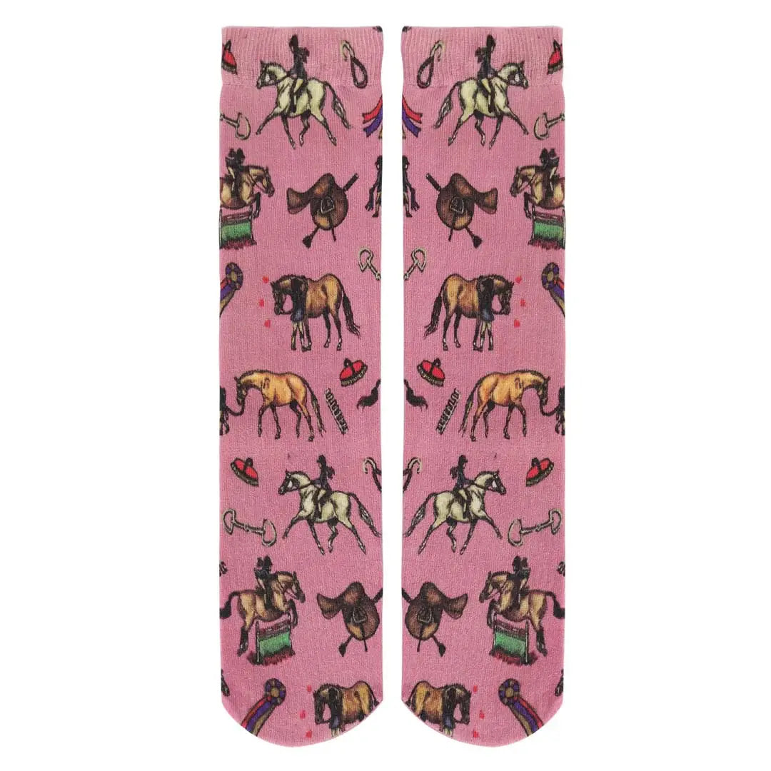 AWST Int'l Children's Lila Hunter Ponies Socks - Breeches.com - Flyclothing LLC