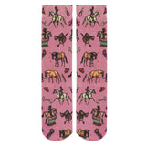 AWST Int'l Children's Lila Hunter Ponies Socks - Breeches.com - Flyclothing LLC