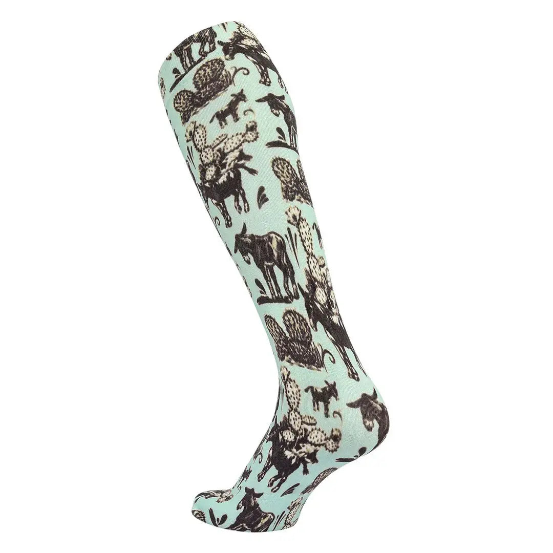 AWST Int'l Cactus Donkeys Socks - Breeches.com - Flyclothing LLC