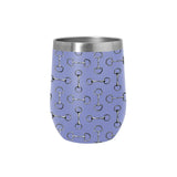 AWST Int'l 12 oz Stainless Steel Wine Tumbler-Lila Vintage Snaffle Bit - Breeches.com - Flyclothing LLC