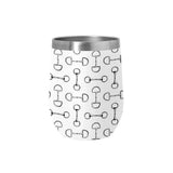 AWST Int'l 12 oz Stainless Steel Wine Tumbler-Lila Vintage Snaffle Bit - Breeches.com - Flyclothing LLC