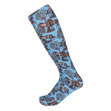 AWST Int'l Lila Toile Socks - Breeches.com - Flyclothing LLC