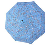 AWST Int'l Lila Compact Umbrella-Blue Toile - Breeches.com - Flyclothing LLC