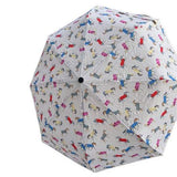 AWST Int'l Lila Compact Umbrella-Horses in Blankets - Breeches.com - Flyclothing LLC