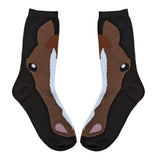 AWST Int'l Ladies' Horse Face Crew Socks- 3 Pack - Breeches.com - Flyclothing LLC
