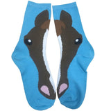 AWST Int'l Ladies' Horse Face Crew Socks- 3 Pack - Breeches.com - Flyclothing LLC