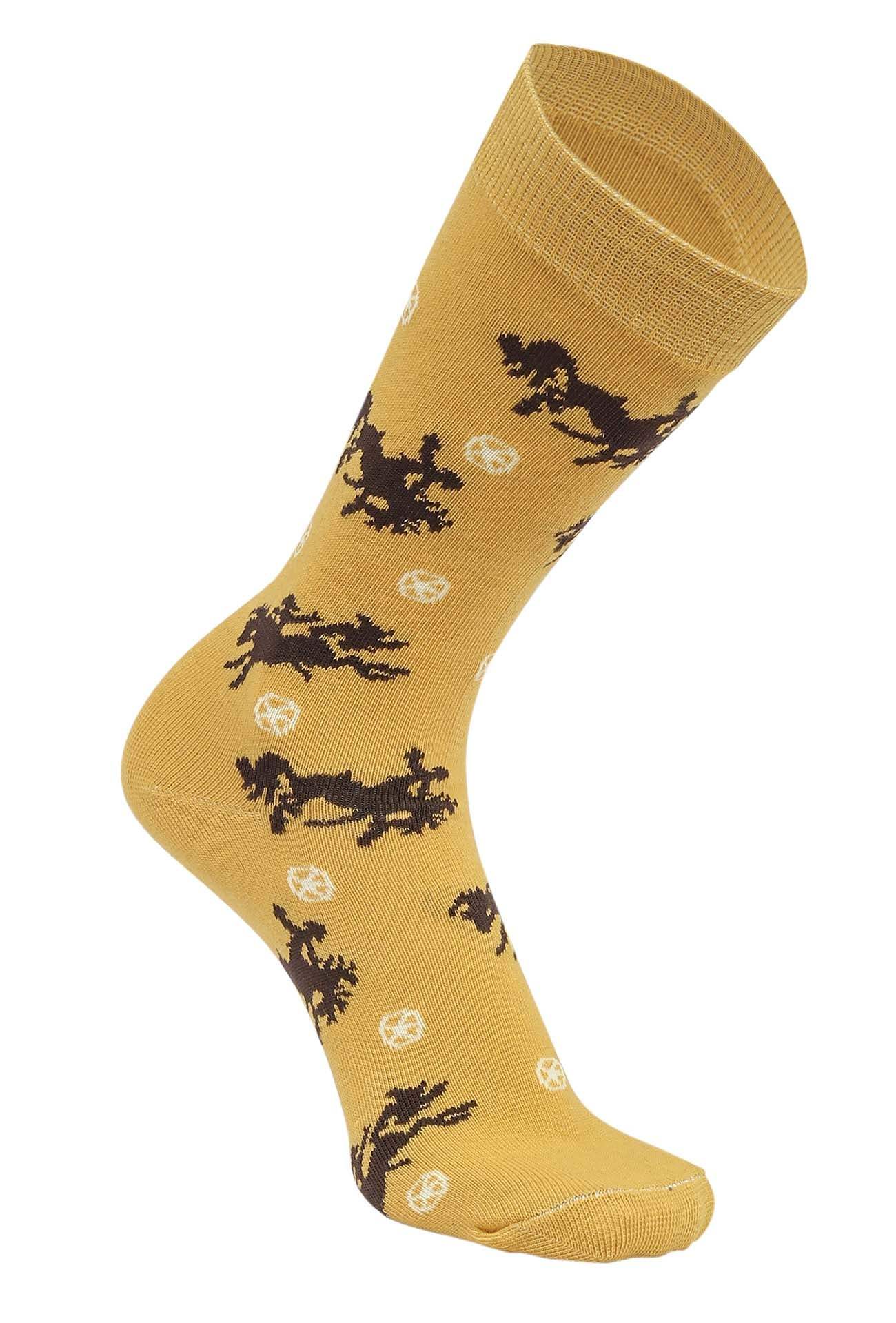 AWST Int'l Lila Bucking Horses Socks 6-pack - Breeches.com - Flyclothing LLC