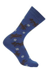 AWST Int'l Lila Bucking Horses Socks 6-pack - Breeches.com - Flyclothing LLC