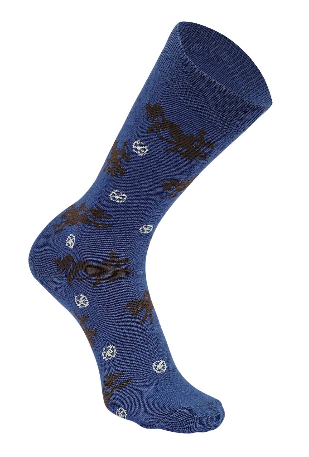 AWST Int'l Lila Bucking Horses Socks 6-pack - Breeches.com - Flyclothing LLC