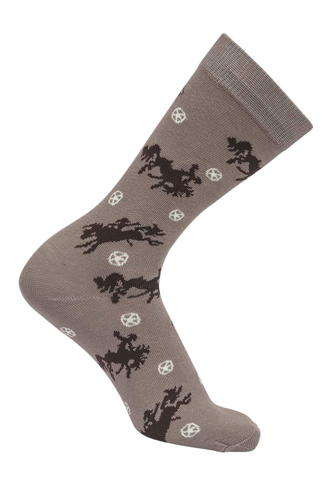 AWST Int'l Lila Bucking Horses Socks 6-pack - Breeches.com - Flyclothing LLC