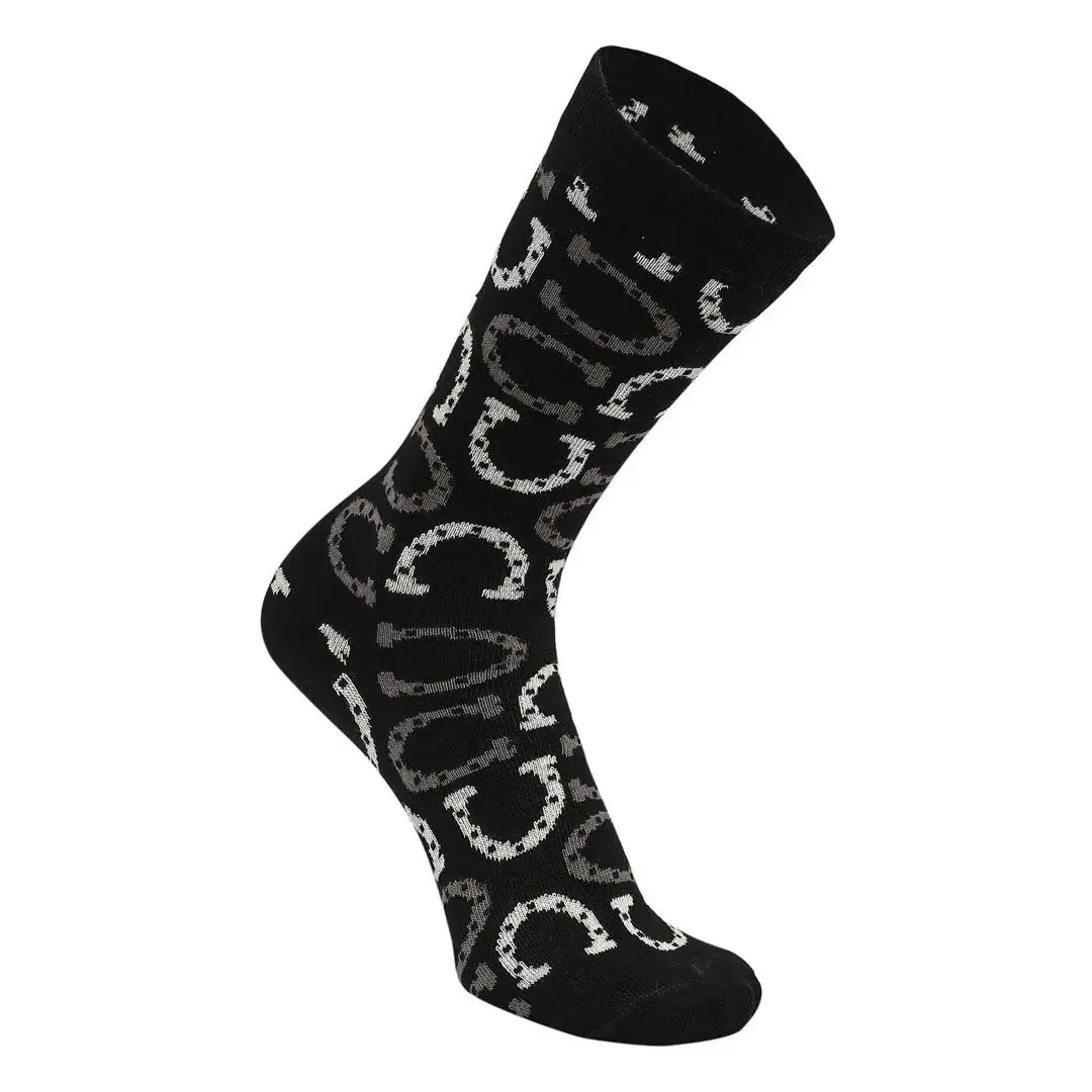AWST Int'l Lucky Horseshoes Socks 6 pack - Breeches.com - Flyclothing LLC
