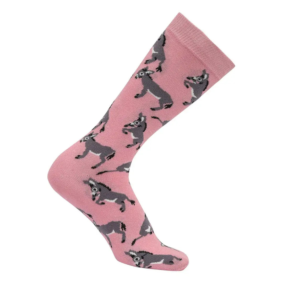 AWST Int'l Playful Donkeys Socks 6 pack - Breeches.com - Flyclothing LLC